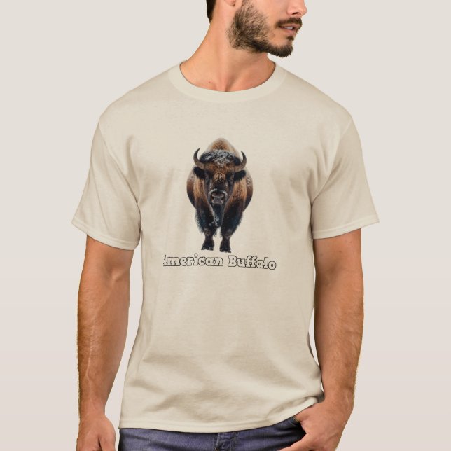 T-Shirt Bison Américain (Devant)