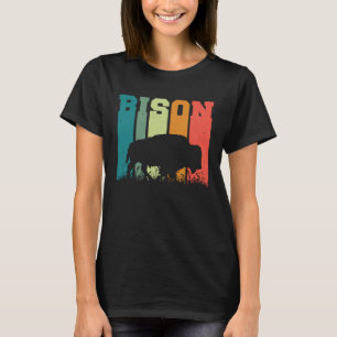 T-shirt Bison américain pour les hommes et les femmes