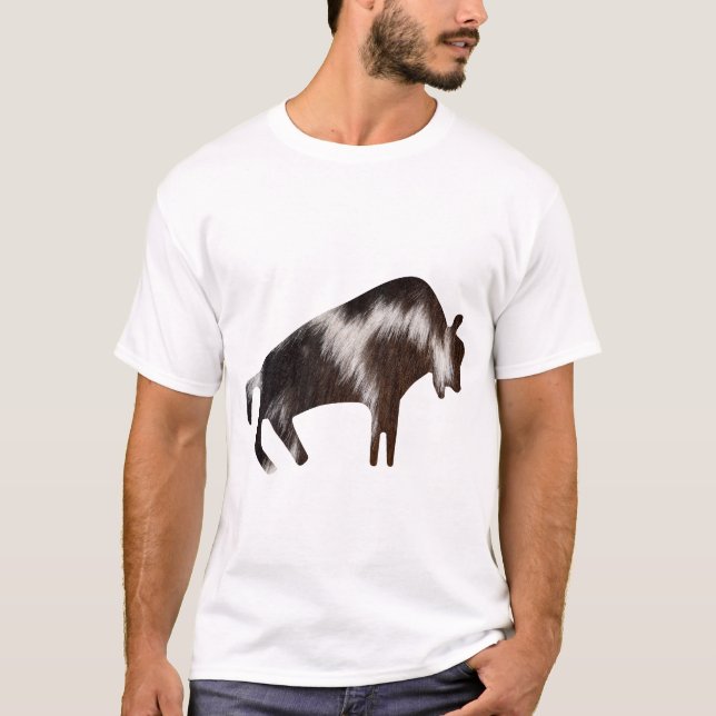 T-shirt Bison antique ou buffle préhistorique (Devant)