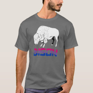 T-shirt Bison bisexuel