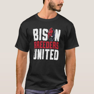 T-shirt Bison Breeders United Buffalo Chasse Ameri