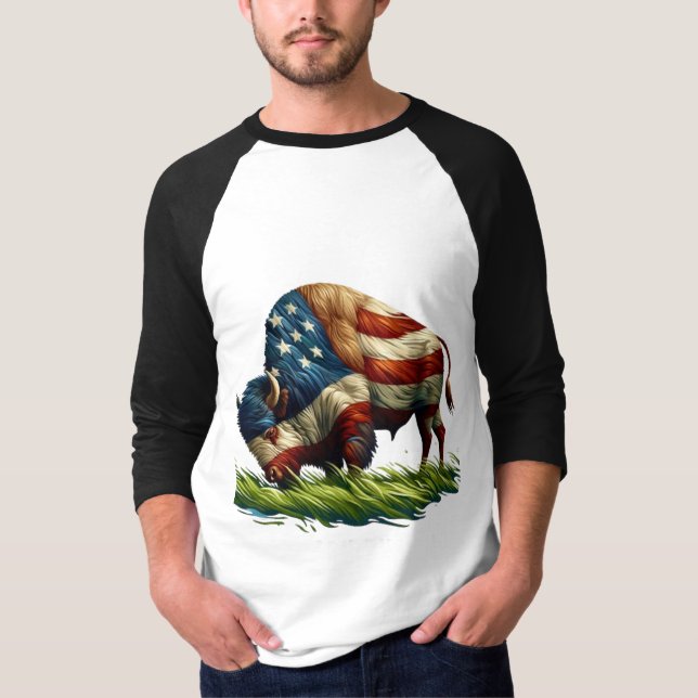 T-shirt Bison de Buffalo (Devant)