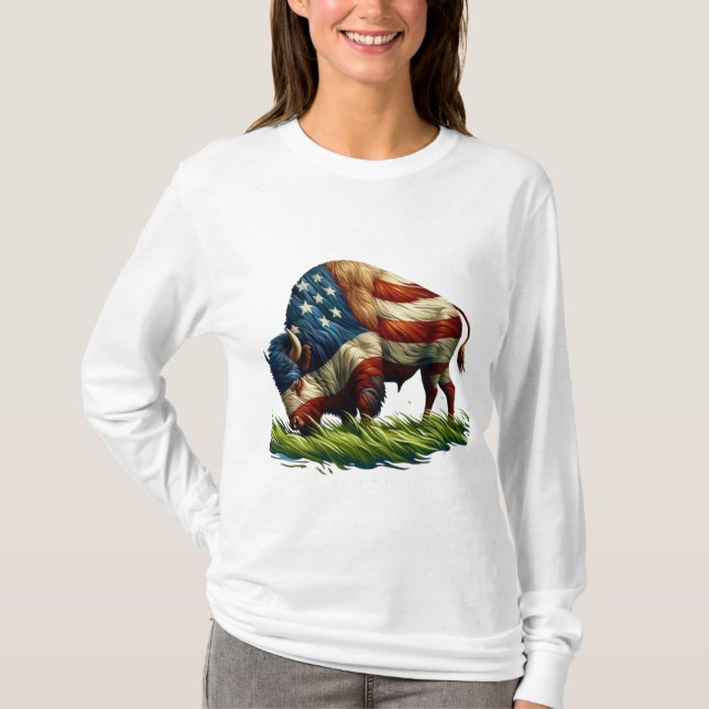 T-shirt Bison de Buffalo (Devant)