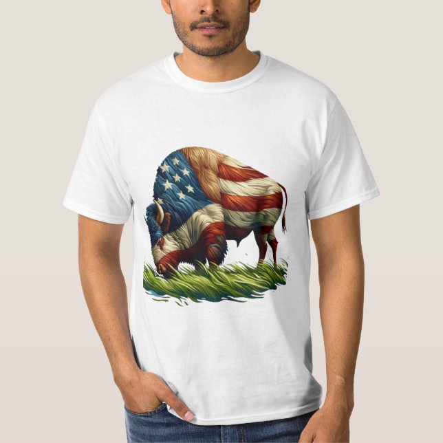 T-shirt Bison de Buffalo (Devant)