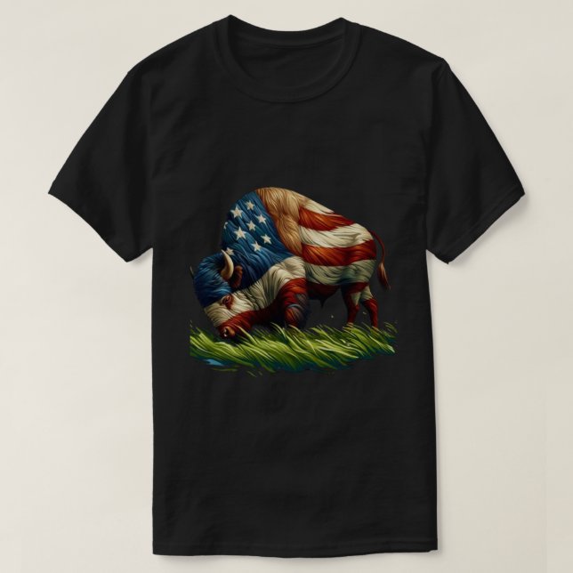 T-shirt Bison de Buffalo (Design devant)