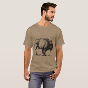 T-shirt Bison de Buffalo américain
