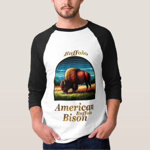 T-shirt Bison de Buffalo américain