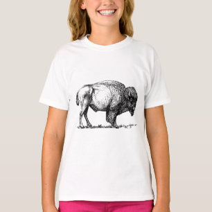 T-shirt Bison de Buffalo américain