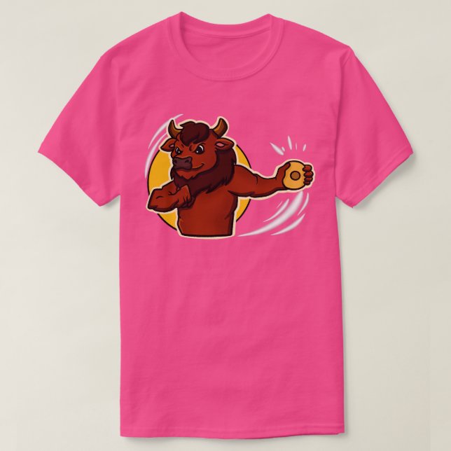 T-shirt Bison Discus Thrower (Design devant)