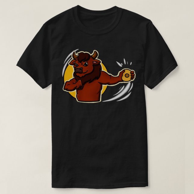 T-shirt Bison Discus Thrower (Design devant)