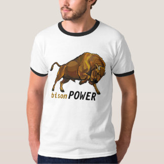 T-shirt bison européen