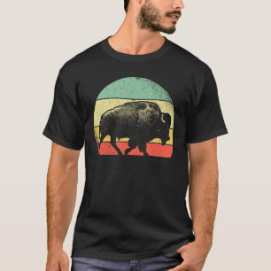 T-shirt Bison Lover Cadeaux Faune I Bison Réserve naturell