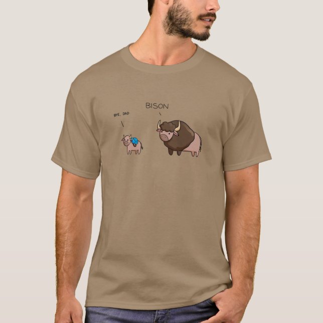 T-shirt Bison rétro (Devant)
