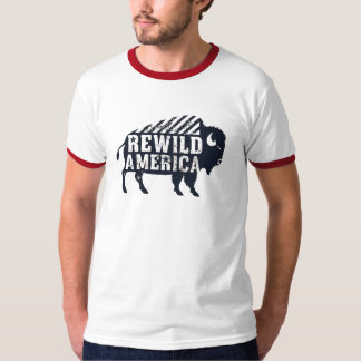 T-shirt Bison ReWild America