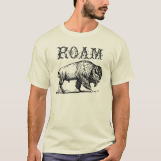 T-shirt Bison Roam