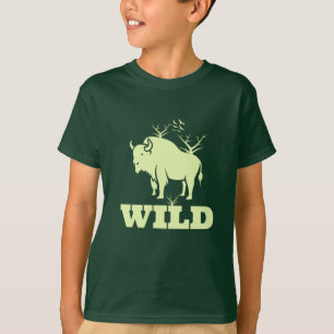 T-shirt Bison sauvage