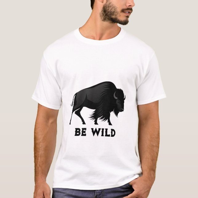 T-shirt Bison Sauvage (Devant)