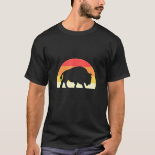 T-shirt Bison Vintage rétro