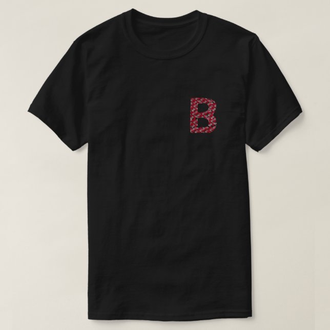 t-shirt Bisous Lettre B