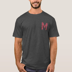 t-shirt Bisous Lettre M