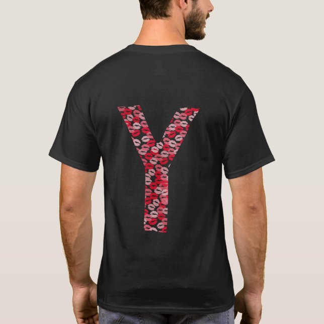 t-shirt Bisous Lettre Y (Dos)