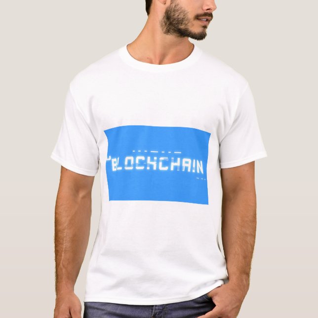 T-shirt Bit chaîne de blocs (Devant)
