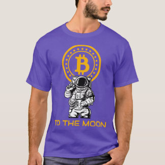 T-shirt Bitcoin Astronaut Espace astronaute Hodling Moon 1
