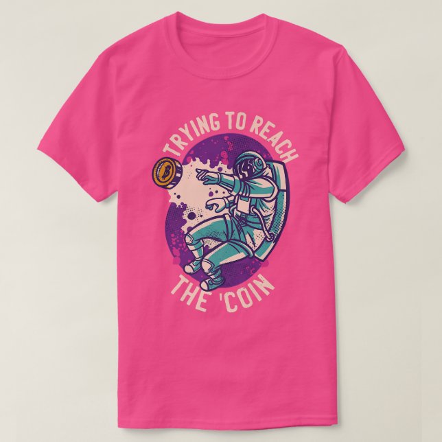 T-shirt Bitcoin Astronaut HODL BTC Crypto Bitcoin À  (Design devant)