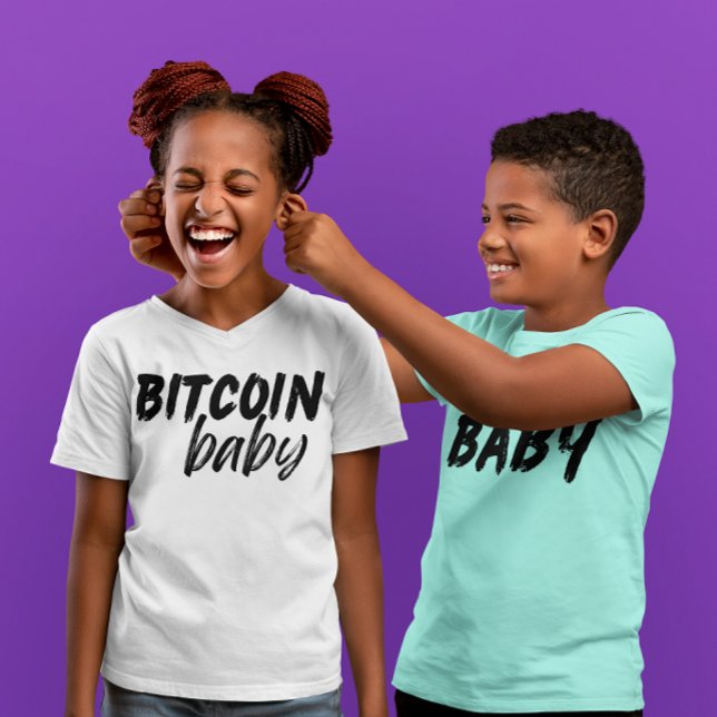 T-shirt bitcoin bébé garçon crypto cadeau de rue style bit (Créateur téléchargé)