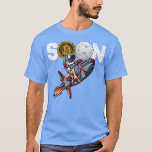 T-shirt Bitcoin BIENTÔT À La Lune Cryptomonnaie HODL Funny