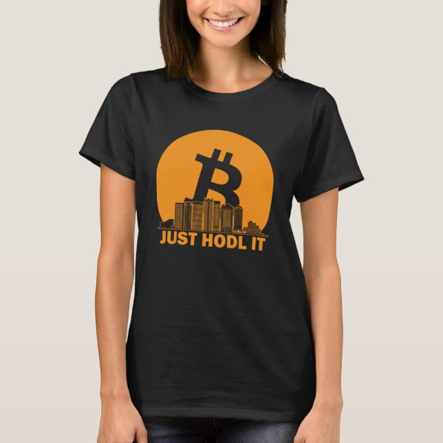 T-shirt Bitcoin Birmingham Skyline Birmingham Bitcoin Max (Devant)