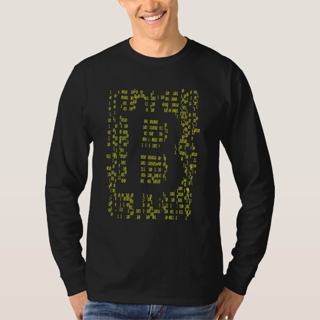 T-shirt Bitcoin Btc Stockage Numérique Blockchain Krypto N (Devant)