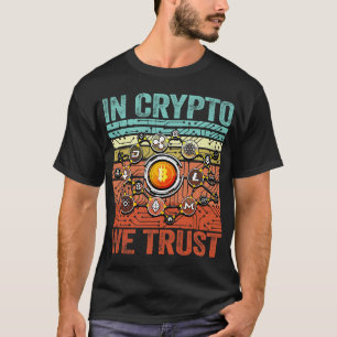 T-shirt Bitcoin Chemise Blockchain Cryptomonnaie En Crypto