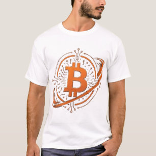 T-shirt Bitcoin Circuit Orbital Seal