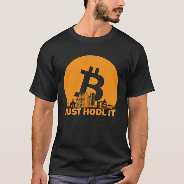 T-shirt Bitcoin Copenhague Skyline  Copenhague Bitcoin Max (Devant)