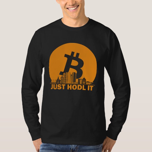 T-shirt Bitcoin Copenhague Skyline  Copenhague Bitcoin Max (Devant)