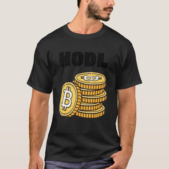 T-shirt Bitcoin Crypto Blockchain Plan B Siège décentralis (Devant)