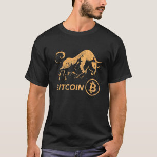 T-shirt BITCOIN Crypto BULLRUN BTC Token Rich Blockchain M