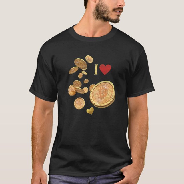 T-shirt Bitcoin Crypto Dogecoin Shiba Inu jeton de mème (Devant)