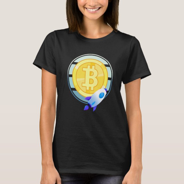 T-shirt Bitcoin Crypto-monnaie Exchange Bitcoiner B (Devant)