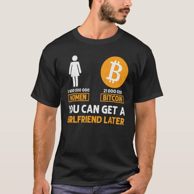 T-shirt Bitcoin Funny Btc Crypto Sarcastic Trading (Devant)