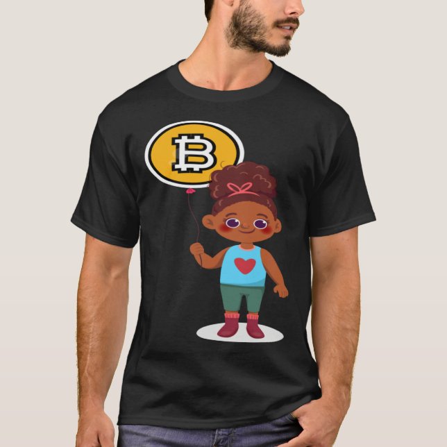 T-shirt Bitcoin Girl Choice Of Investment Bitcoin Cryptocu (Devant)