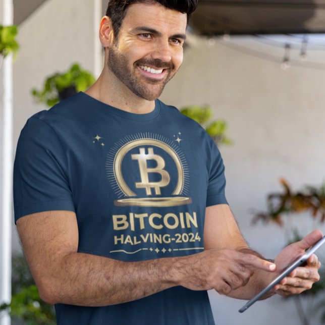 T-shirt BITCOIN HALVING 2024 Crypto Devise numérique (Créateur téléchargé)