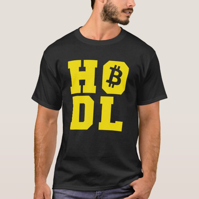 T-shirt Bitcoin Hodl (Devant)