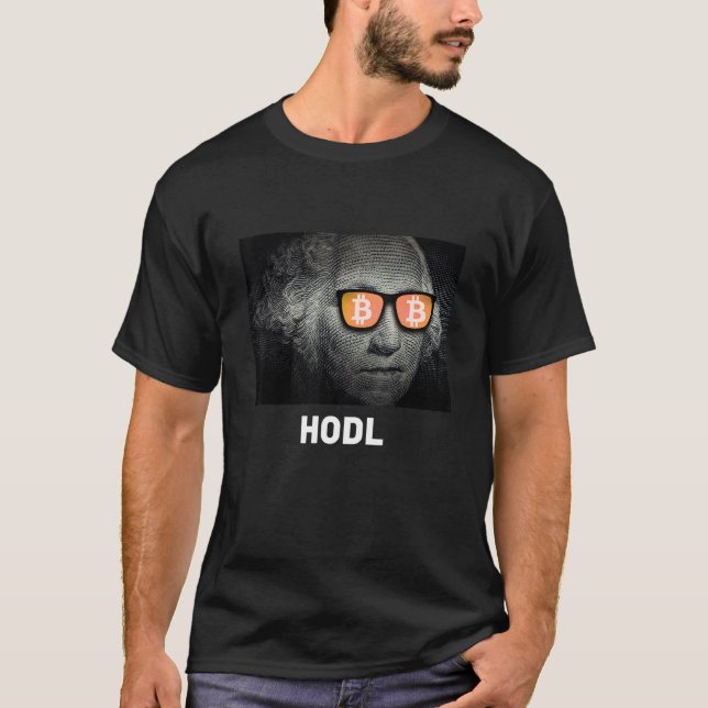 T-shirt Bitcoin Hodl Cryptomonnaie Tee (Devant)