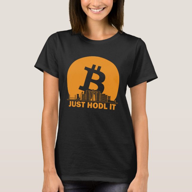 T-shirt Bitcoin Lisbon Skyline  Lisbon Bitcoin Maximalist (Devant)