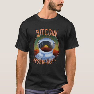 T-shirt Bitcoin Lune Garçon