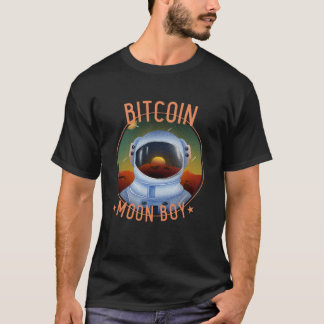 T-shirt Bitcoin Lune Garçon