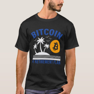 T-shirt Bitcoin Ma Retraite, Île Vibes Tropicale
