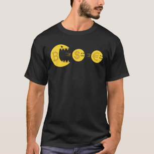 T-shirt BITCOIN Manger Devise Crypto Trading Hodl Vintag